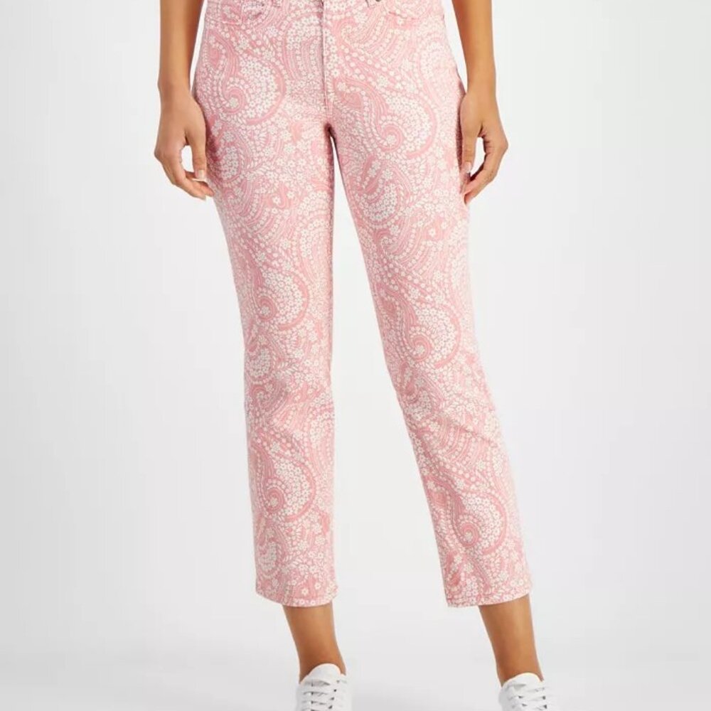 Nautica Jeans Women's Paisley Bay Straight Ankle Pants Size 8